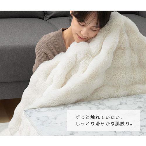 こたつ布団 長方形 こたつ掛布団 こたつ掛け毛布 洗える おしゃれ かわいい コタツ布団 白 フェイクファー フランネル 省エネ 韓国インテリア 海外風 新生活 北欧 姫系 ふわふわ アイボリー 約180×220cm アイボリー ihk-1182280141711 店舗 カフェ ラウンジ ロビー ホテル ぼん家具 こたつ布団 長方形 ファー こたつ掛け布団 200×240cm こたつ