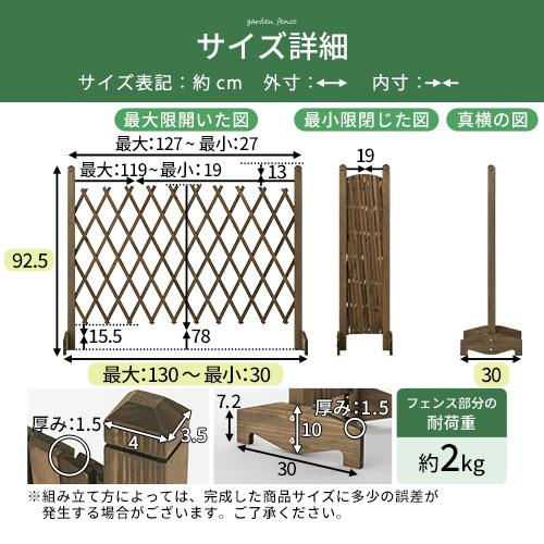 ぼん家具 フェンス ガーデンフェンス おしゃれ 柵 ラティス 置くだけ