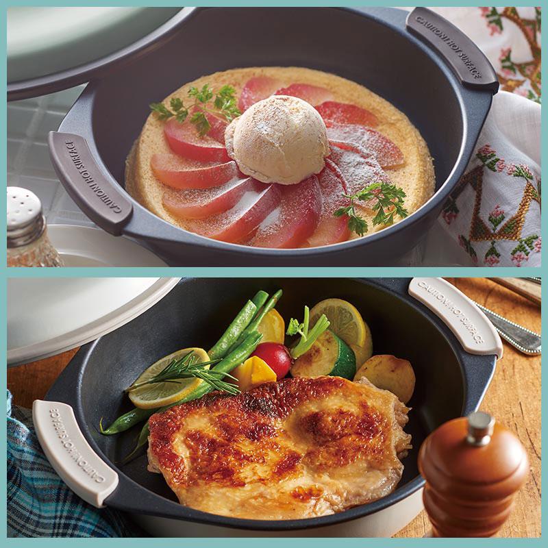 ぼん家具 Toffy LADONNA 電子レンジ用グリル鍋 電子レンジ用 電子