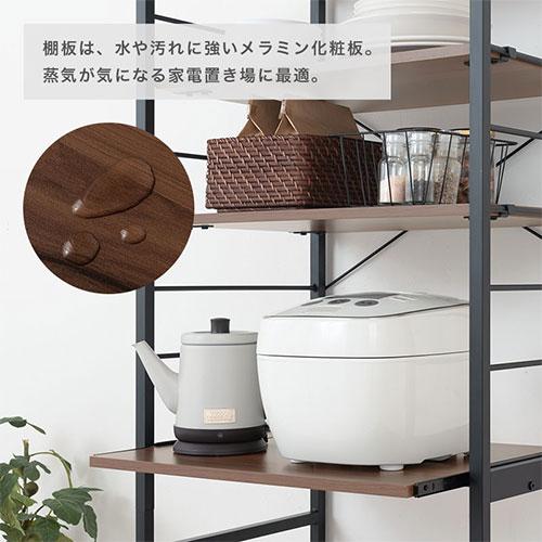 ぼん家具 【完成品設置付き】 ゴミ箱上ラック 幅60 レンジラック