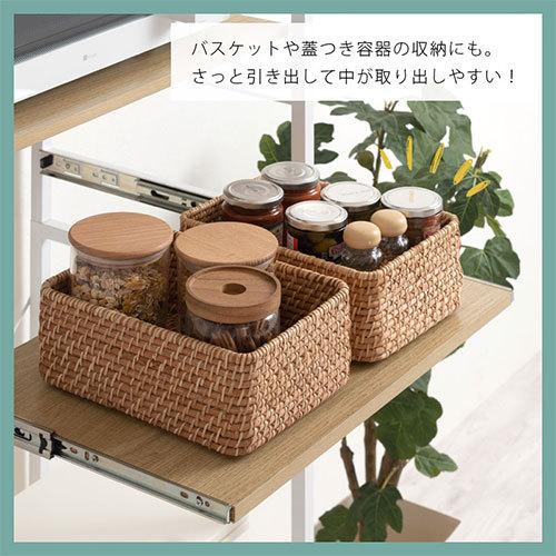 ぼん家具 ゴミ箱上ラック レンジ台 キッチンラック 幅60