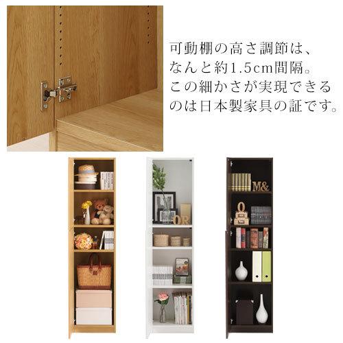 ぼん家具 壁面収納 本棚 扉付き 収納 棚 cdラック dvdラック bdラック