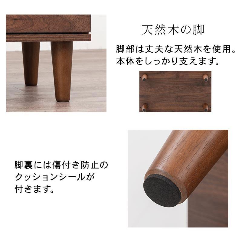 ぼん家具 ラタン調 キャビネット 幅60cm チェスト マルチラック 3段 扉