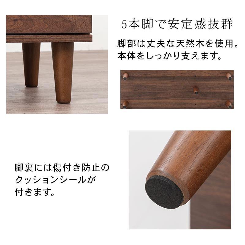 ぼん家具 ラタン調 3段 キャビネット 幅100cm チェスト マルチラック