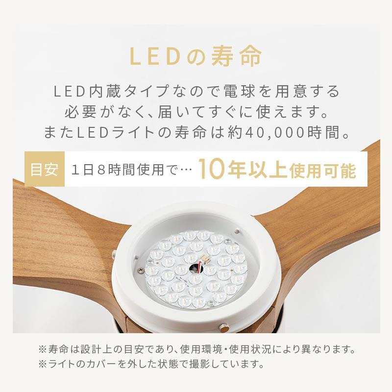 ぼん家具 シーリングファンライト led dcモーター 静音 静穏 風量調節