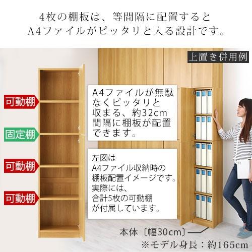 ぼん家具 壁面収納 本棚 扉付き 収納 棚 cdラック dvdラック bdラック