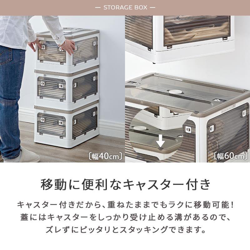 ぼん家具 収納ケース キャスター付 収納ボックス 幅40cm 5個セット