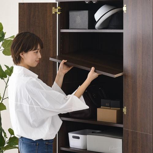 クローゼット 収納棚 セットアップ 扉 ワードローブ 木製 収納 おしゃれ 壁面収納 ロッカータンス スリム 衣類収納棚 洋服ラック ハイタイプ 衣類ラック