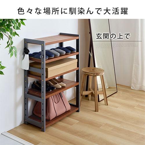 ぼん家具 シューズラック 5段 幅65cm 靴箱 シューズボックス ぼん家具 シューズラック 5段 幅65cm 靴箱 シューズボックス