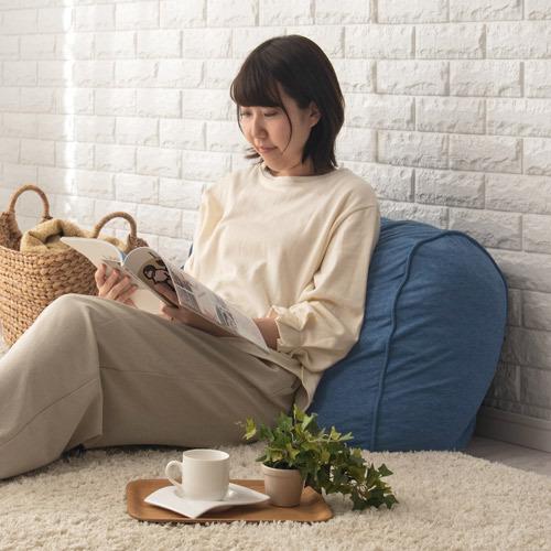 クッション 大きい 背もたれ フロアクッション おしゃれ 腰当て 腰あて ふわふわ テレビ枕 ごろ寝 お昼寝クッション 特大 枕 抱き枕 リビング | ぼん家具 | 12