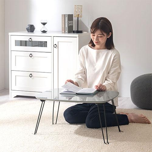 ぼん家具 ローテーブル 折りたたみ テーブル コンパクトテーブル ぼん家具 ローテーブル 折りたたみ テーブル コンパクトテーブル