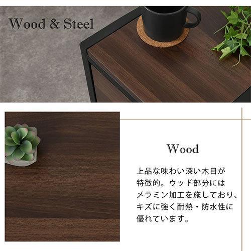 ぼん家具 サイドテーブル キャスター付き 30×40 引き出し付き ぼん家具 サイドテーブル キャスター付き 30×40 引き出し付き