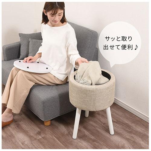 ぼん家具 【完成品】 サイドテーブル 収納 約 高さ50cm 天板 幅 ぼん家具 【完成品】 サイドテーブル 収納 約 高さ50cm 天板 幅