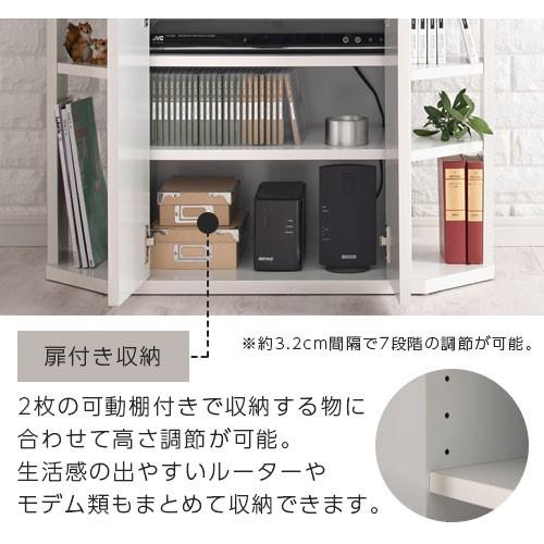 ぼん家具 【完成品設置付き】 テレビ台 ハイタイプ コーナー おしゃれ