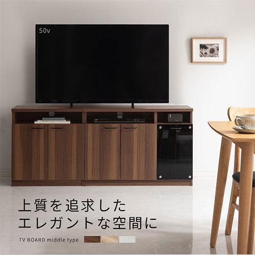 【開梱設置サービス付き】 テレビ台 ハイタイプ 65インチ テレビボード テレビラック リビングボード サイドボード ミドルボード 幅150cm 高さ64cm 扉付き｜kaguya｜05