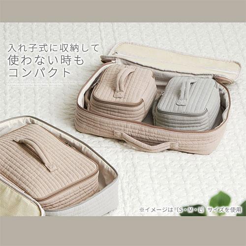ぼん家具 トラベルポーチ 旅行用圧縮袋 旅行用ポーチ 圧縮ポーチ M
