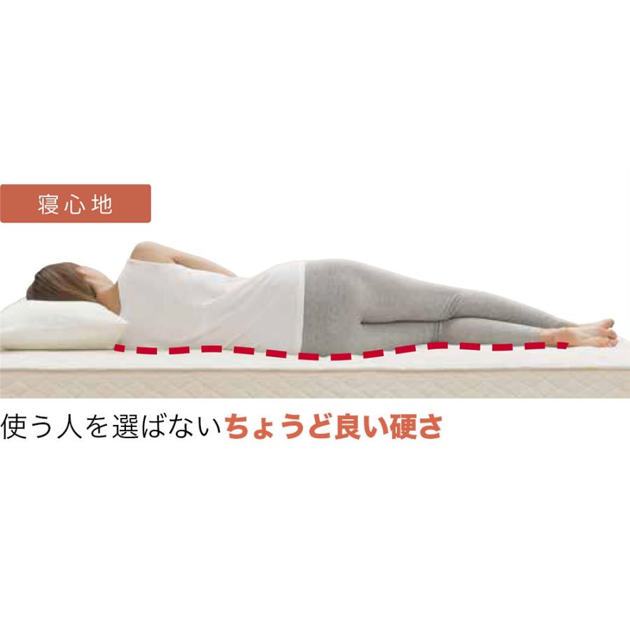 フランスベッド ラ・ドゥーゼム DE-P100 ポケットコイル ベッドマットレス (シングルサイズ) | フランスベッド | 07