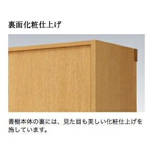 浜本工芸 【受注生産】書棚 本棚 No.8600書棚H[W85] 引き戸タイプ 85cm