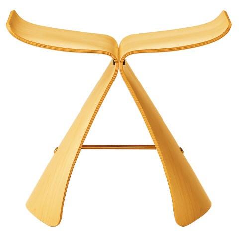 天童木工 Tendo(天童木工) バタフライスツール (メープル板目) [品番