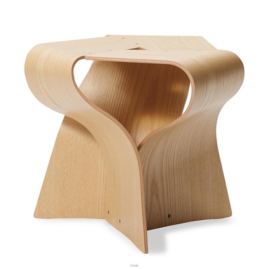 Tendo(天童木工) マッシュルームスツール (ホワイトアッシュ板目) [品番：S-7297AS-NT]