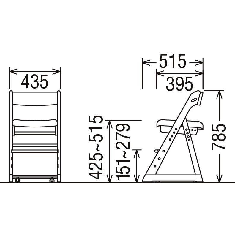 カリモク家具（KARIMOKU FURNITURE） 学習椅子 学習チェア カリモク