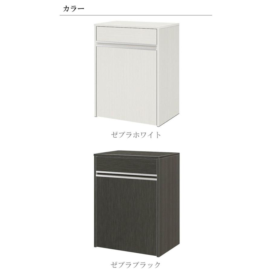 キッチンカウンター ダストボックス ゴミ箱収納 ごみ箱 45リットル 45L 2分別 幅約68cm シンプル｜kaguyatai｜02