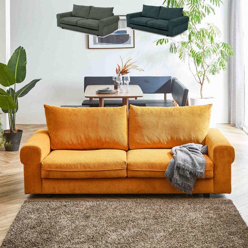 ソファ 3人掛け 三人掛けソファー 三人用ソファ コーデュロイ