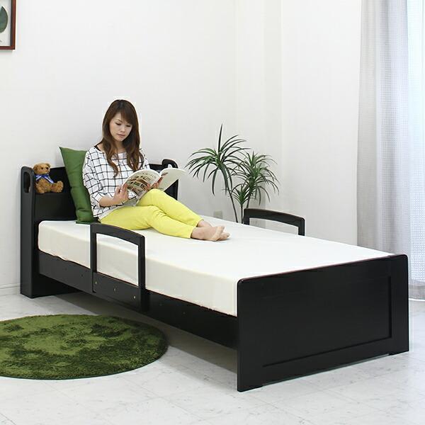 すのこベッド シングルベッド マットレス付き 木製 安い 手摺り付 すのこ ニトリ IKEA 無印好きに人気  :gk-000225:家具インテリア通販グランツ - 通販 - Yahoo!ショッピング