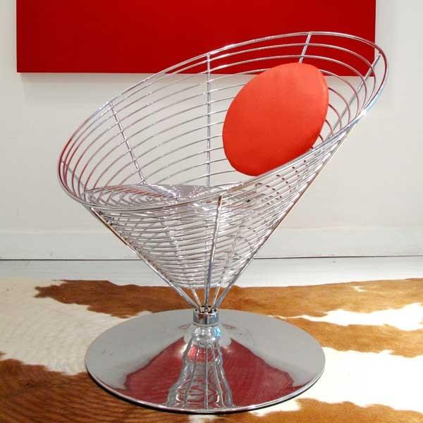 ヴェルナーパントン（Verner Panton） ワイヤーコーンチェア : KAGZ