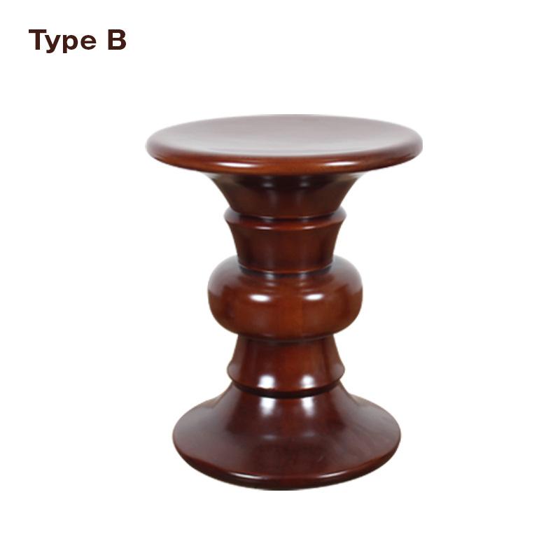 ウッドスツール Eames イス スツールTypeB 【公式通販】