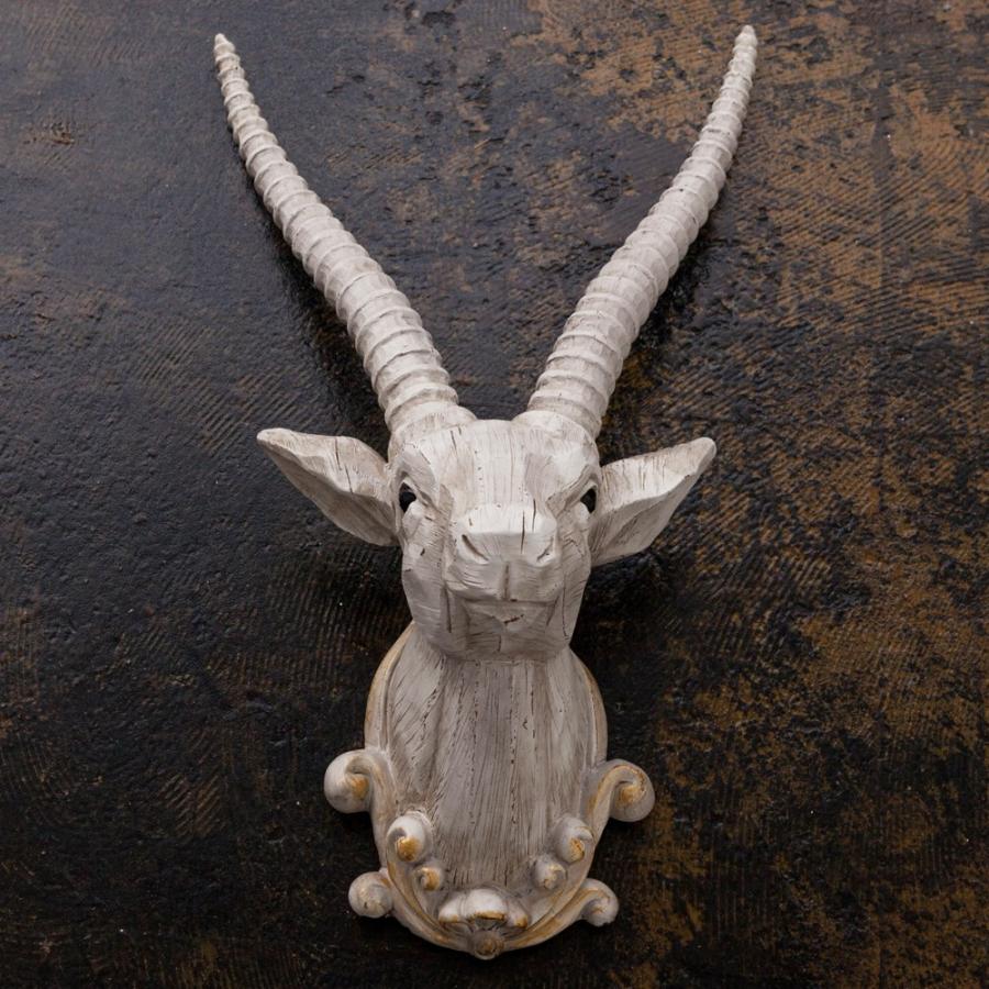 山羊 壁掛けオブジェ ハンティングトロフィー 剥製 シカ 鹿 狩猟 動物  