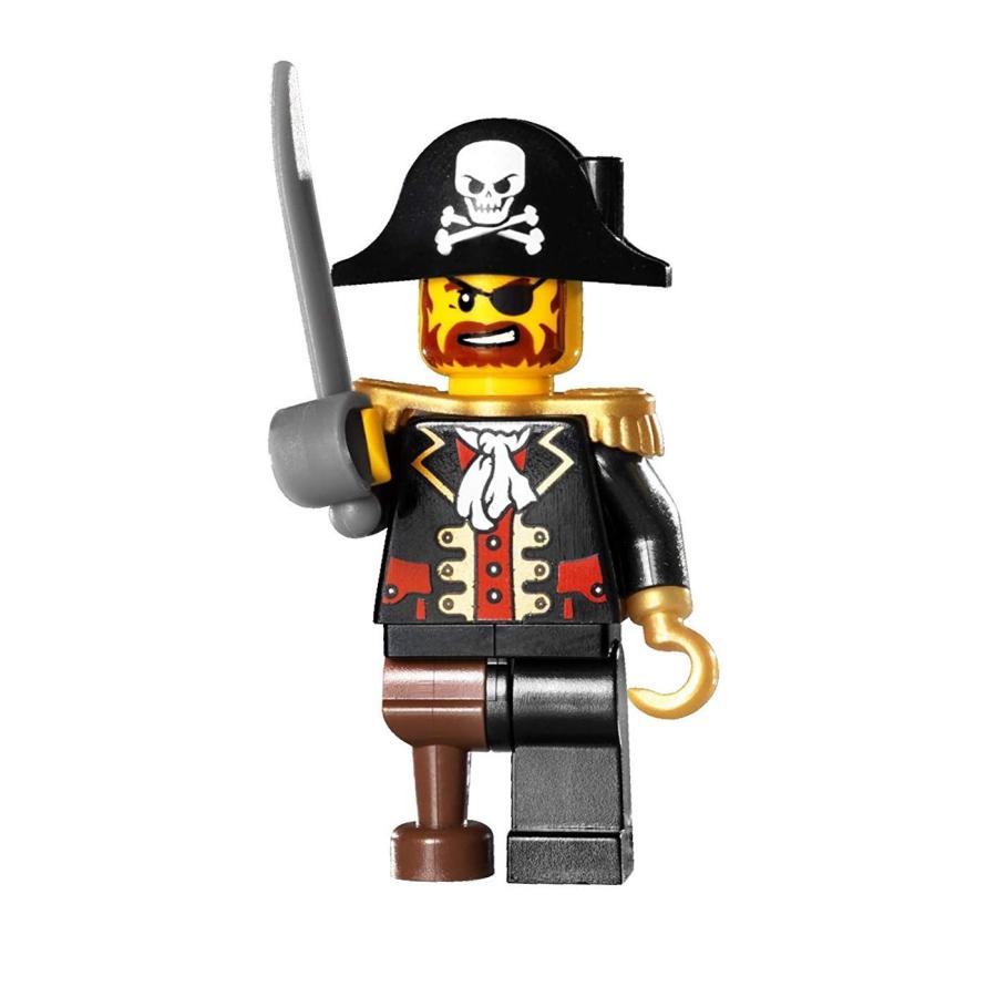 大放出セール開催中 LEGO パイレーツ キャプテン ブリックビア―ド レッドビアード ミニフィギュア (2009)。並行輸入