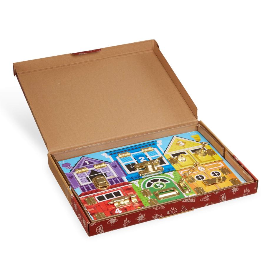 ショッピング安い Melissa ＆ Doug Latches Board Frustration-Free Packaging Skill Builders Toy