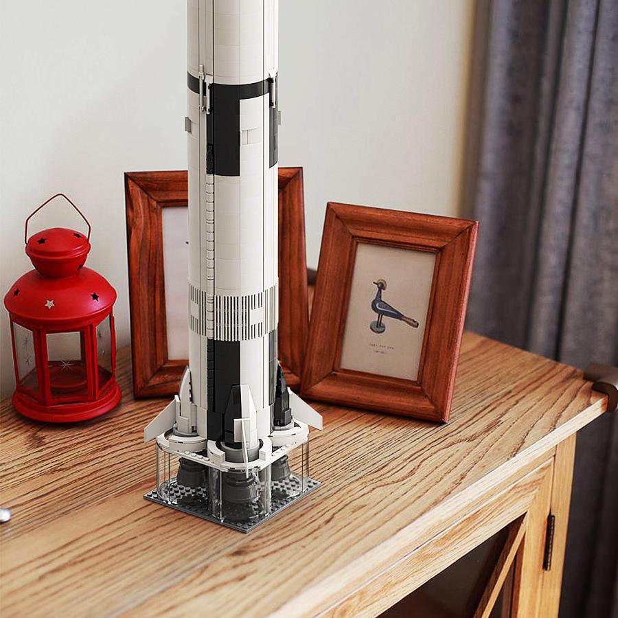 激安特価品送料 Launch Platform for Lego NASA Apollo Saturn V 21309 ＆ 92176 Outer Space Model Rocket Science Building Kit， Creative Project Model Building Bl並行輸入