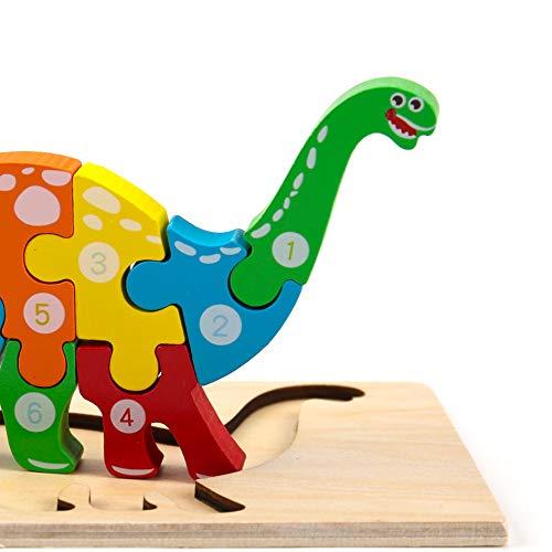 店舗情報 Montessori Mama Wooden Toddler Puzzles for Kids Ages 3-5， Montessori Toys for 2 Year Old， Wooden Puzzles for Toddlers 1-3 Years， 4-Pack Toddler Puzzle