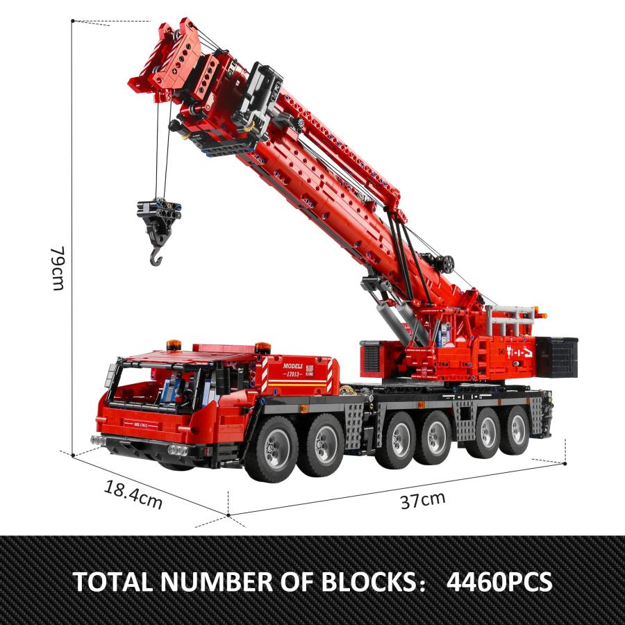 26【新品未使用】 Mould King 17013 モバイルクレーン組み立てキット MOCビルディングブロックセット 対象年齢8歳以上 大人コレクション愛好家向けギフト (4460ピース モ並行輸入 【PET6854414424】(24334円)