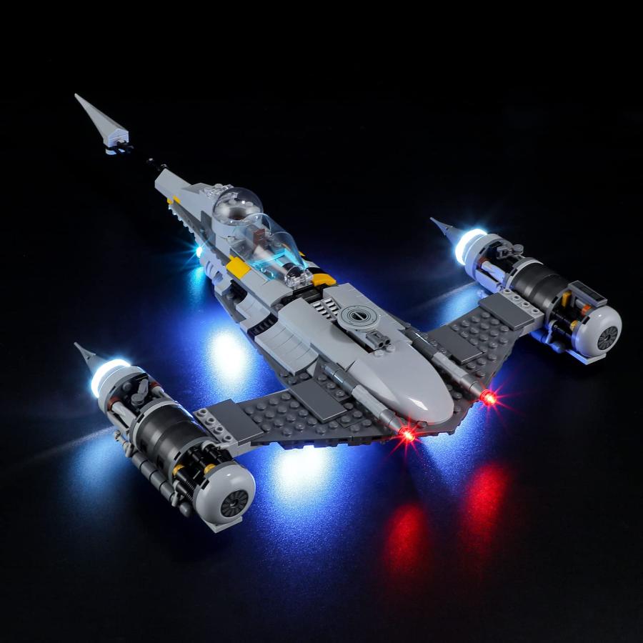 野党 BRIKSMAX Led Lighting Kit for LEGO-75325 The Mandalorian´s N-1 Starfighter - Compatible with Lego Star Wars Building Blocks Model- Not Include並行輸入