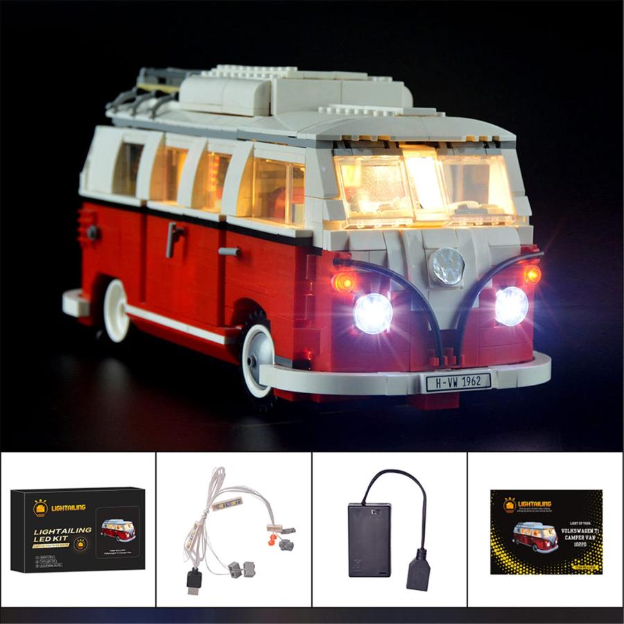 激安買い物サイト LIGHTAILING Led Lighting Kit for Lego- 10220 T1 Camper-Van Building Blocks Model - LED Light Set Compatible with Lego Model(Not Include Lego M並行輸入