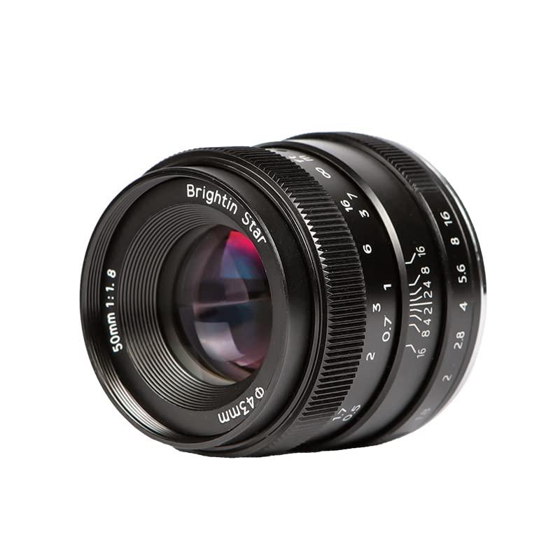 【未使用品】 Brightin Star 50mm F1.8 標準マニュアルフォーカスプライムレンズ Nikon Zマウントミラーレスカメラ APS-C MF 大口径固定レンズ Z-6II Z-7II Z5 Z50 Z9 Z50 Z-F
