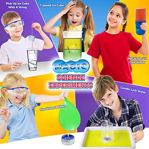 グッチ UNGLINGA 30+ Experiments Science Kits for Kids Age 4-6-8-10-12 Educational STEM Project Activities Toys Gifts for Boys Girls， Chemistry Set， Bouncy Ba