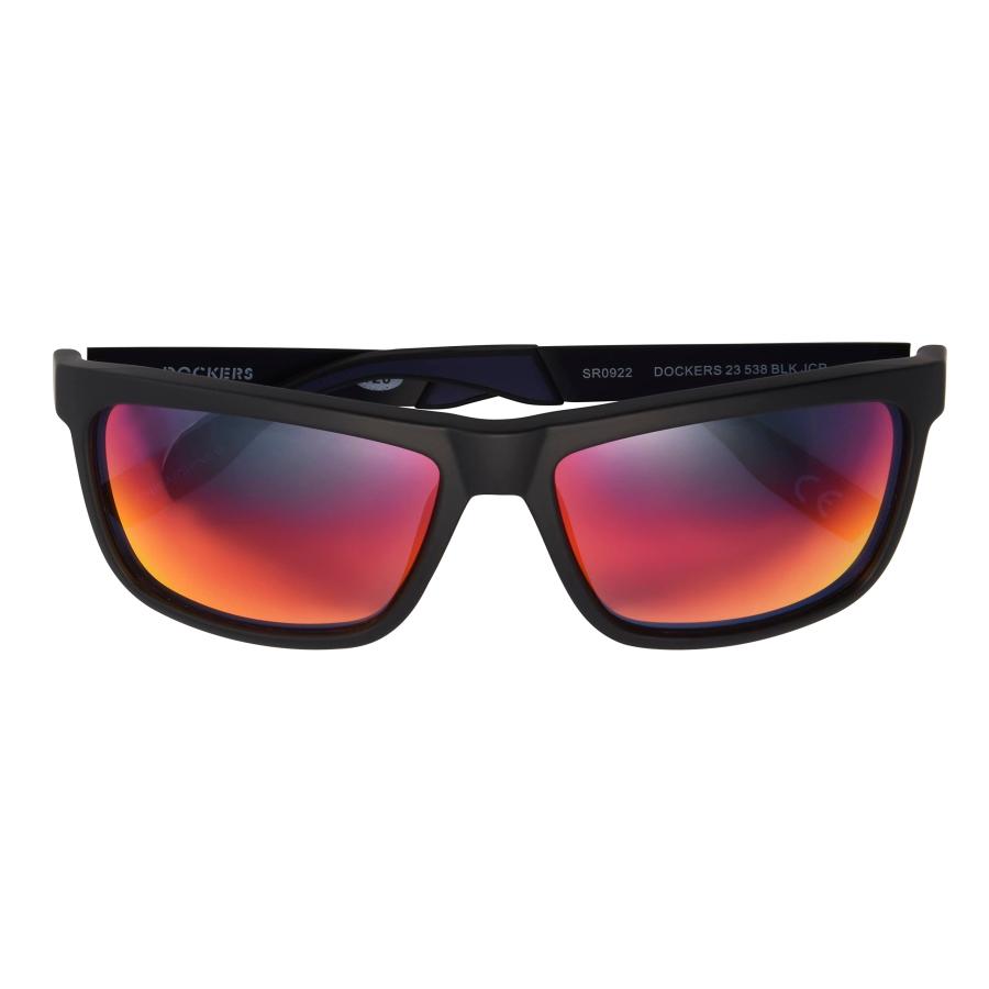 買蔵楽天 Dockers Men´s Flex Way Shape Sunglasses， Black Red， 59 mm