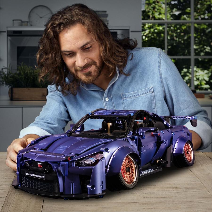 新作マット・カーペット ZYLEGEN GTR スーパースポーツカー MOC ビルディングブロックキット 組み立ておもちゃ 1:10スケール レースカー(2389個)並行輸入 【J2410085417】(12597円)