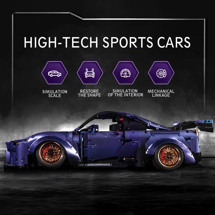 新作マット・カーペット ZYLEGEN GTR スーパースポーツカー MOC ビルディングブロックキット 組み立ておもちゃ 1:10スケール レースカー(2389個)並行輸入 【J2410085417】(12597円)