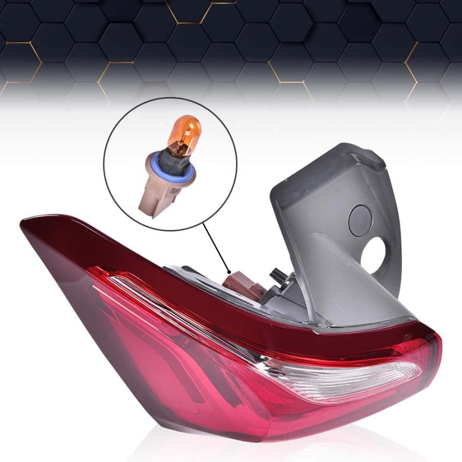 100%正規品 PIT66 Driver Side Left Rear Lamp Tail Light Outer Compatible With Chevy Equinox 2018 2019 2020 84769836