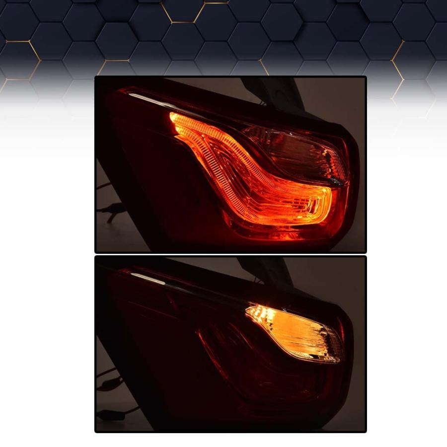100%正規品 PIT66 Driver Side Left Rear Lamp Tail Light Outer Compatible With Chevy Equinox 2018 2019 2020 84769836