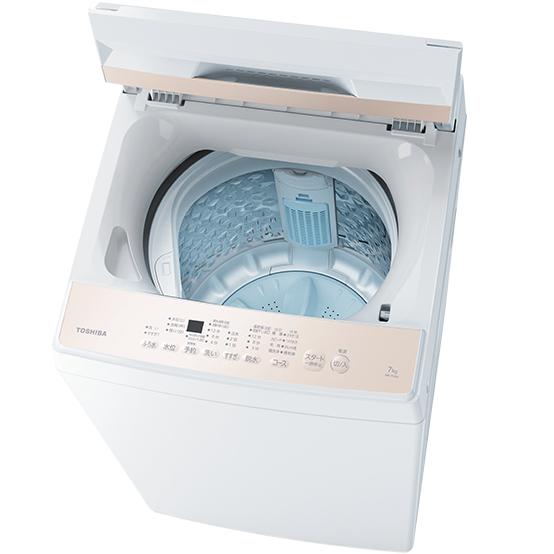TOSHIBA（東芝） タテ型 全自動洗濯機 洗濯・脱水7kg AW-7GM4-W ピュア