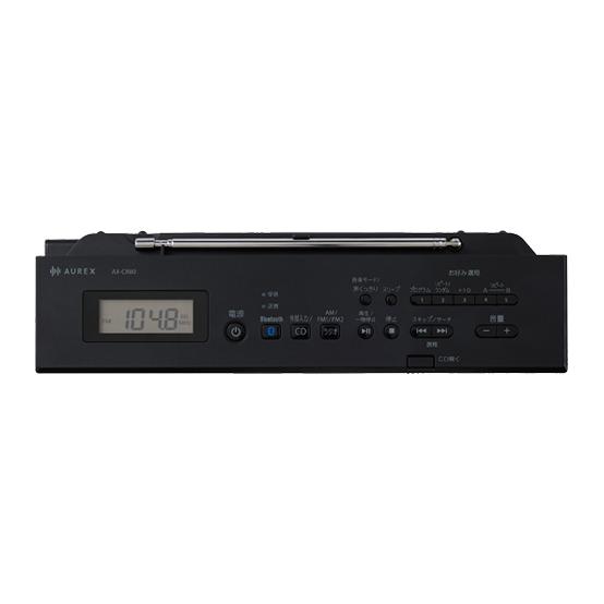 Aurex 東芝 AUREX CDラジオ AX-CR80-K ブラック : カホーオンライン