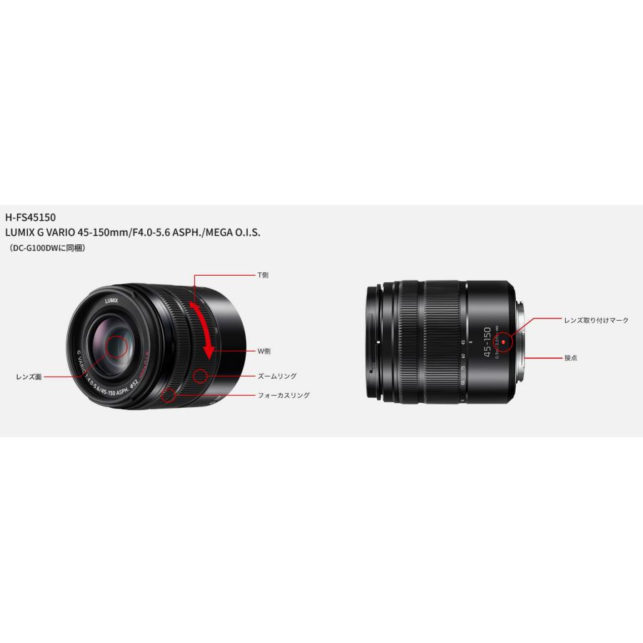 Panasonic LUMIX DC-G100DW-K ダブルズームキット パナソニック LUMIX DC-G100DW-K ダブルズームレンズキット