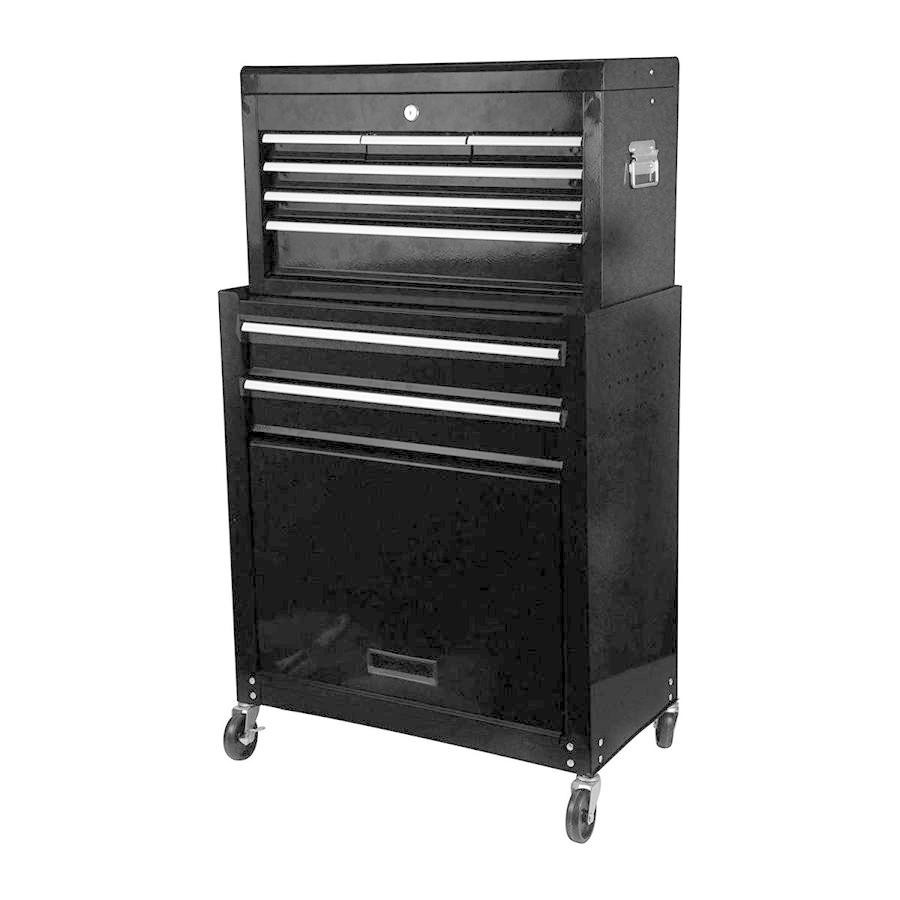 藤原産業 ETR108BK E-Value チェスト＆キャビネット ブラック お