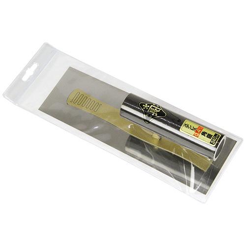 藤原産業 金長 ステン角鏝 0.4MM 240MM 仕上げ 黒柄 こて コテ